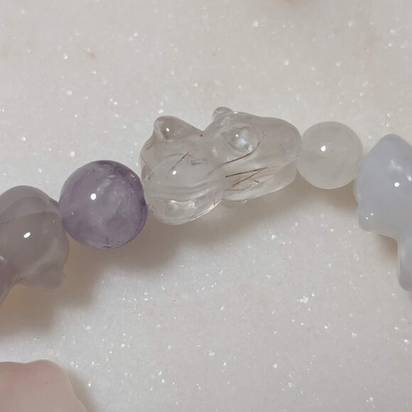 Multiple Quartz One-of-a-Kind Energy Healing Bracelet - Picture 7 of 8